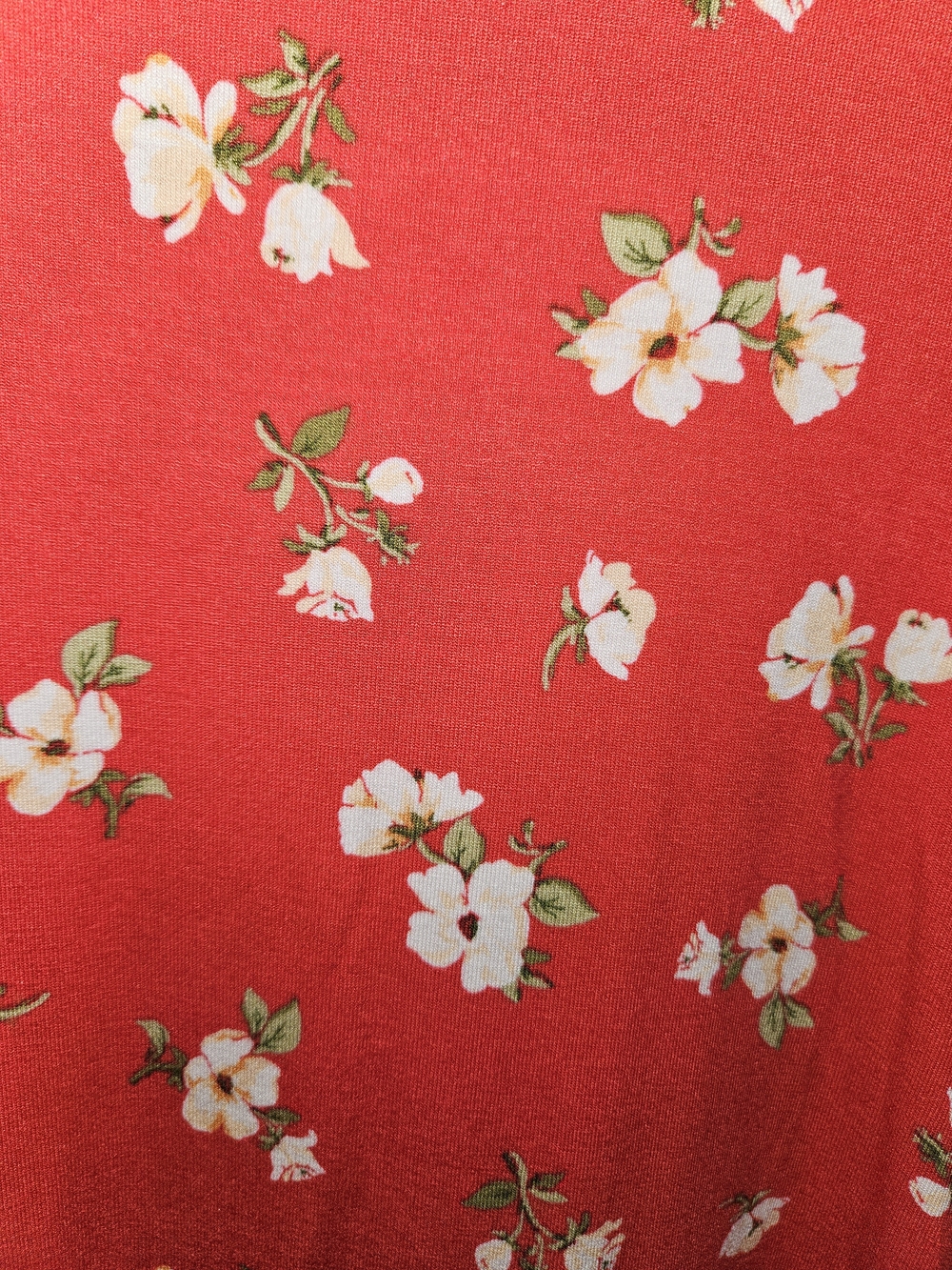 Old Navy Red Floral Sleeveless Tank Top - Picture 2 of 3